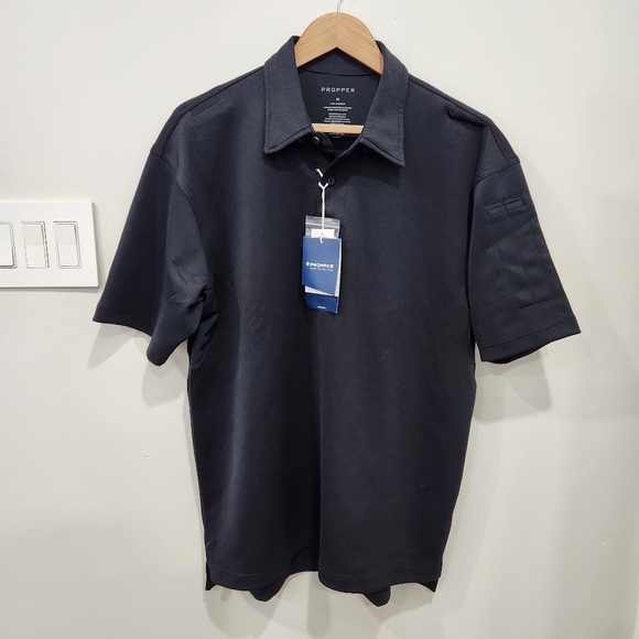 NEW Propper ICE I.C.E. LAPD Navy Blue Performance Polo Shirt Mens Medium - Picture 1 of 15